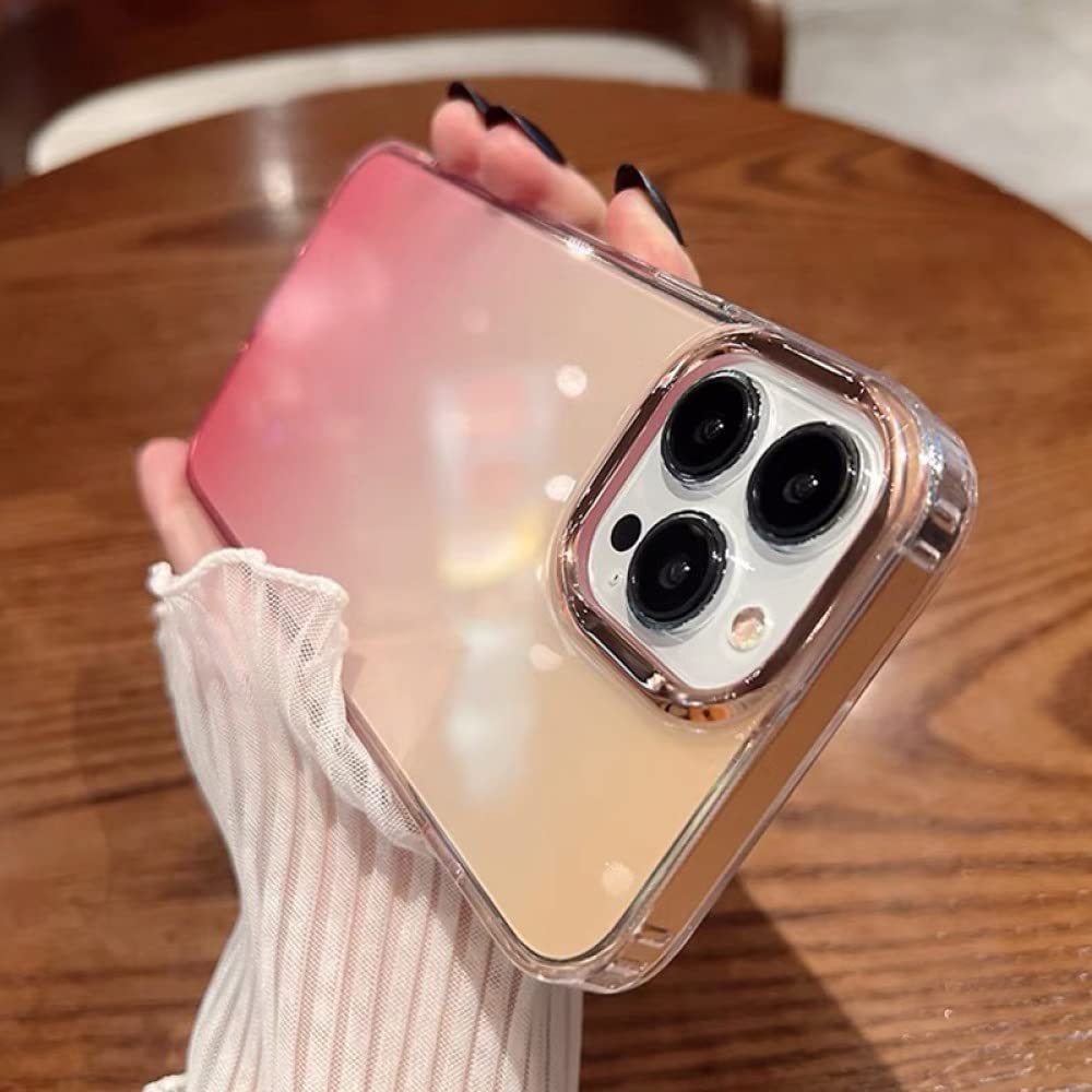 Case For iPhone 14 13 12 11 Pro Max Mini 14 Plus Purple Gradient Silicone Luxury Fashion Glitter Clear Soft Cover,DE,For iPhone 14 Plus