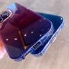 Case For iPhone 14 13 12 11 Pro Max Mini 14 Plus Purple Gradient Silicone Luxury Fashion Glitter Clear Soft Cover,AM,For iPhone 11 view 4