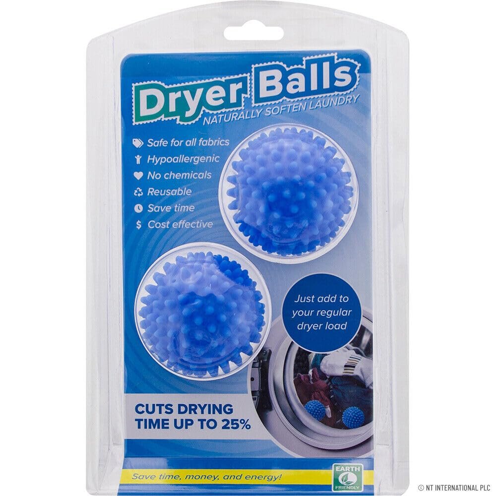 New 4PC Laundry Dryer Balls Tumble Natural Reusable Washing Drying C Softener