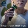 Philips Shaver Series 9000 - Wet and Dry Electric Shaver for Men in Blue with Lift & Cut, SkinIQ Technology, Pop-up Trimmer, Cleaning Pod, Beard Styler, Charging Stand, Travel case (Model S9980/74) view 2