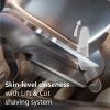 Philips Shaver Series 9000 - Wet and Dry Electric Shaver for Men in Blue with Lift & Cut, SkinIQ Technology, Pop-up Trimmer, Cleaning Pod, Beard Styler, Charging Stand, Travel case (Model S9980/74) view 4