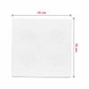 10,000 Sheets - Soft Serviette Napkins, 1Ply Mini Square Tissue, White Cocktail Napkins, 10  10cm Disposable White Papers, Ideal for Weddings Home Office Catering (Pack of 100) view 2