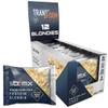 SCI-MX High Protein White Choc Chip Blondie Box - 20g protein, 2g sugar + 259 calories per blondie - Pack of 12 x 65 g - Low Sugar - Pre/Post Workout Snack - No Palm Oil - Suitable for Vegetarians view 1