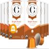 Cru Kafe Organic Bright Roast Arabica Espresso Single-Serve Organic Arabica Coffee Pods (80 Pods) Compatible with Nespresso Original Line view 1