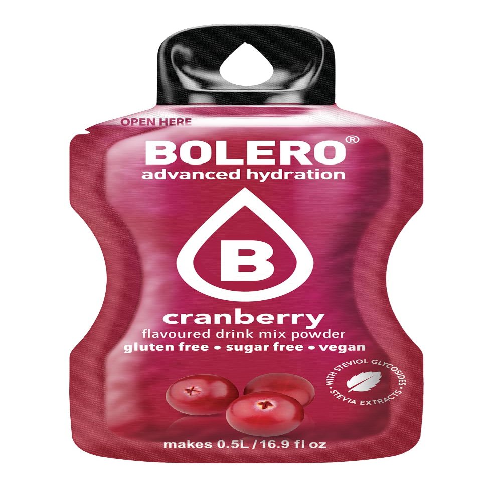 Bolero Drink Sticks White Grape, 12 Sticks to Mix with 500ml of Water (Cranberry, 3g)