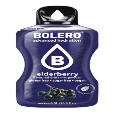 Bolero Drink Sticks White Grape, 12 Sticks to Mix with 500ml of Water (elderberry, 3g)