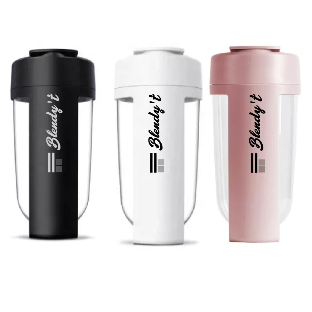 Blendy't Shaker Bottle Classic sports Shaker Bottle cup Perfect for Protein Shakes,detox water and Pre Workout (BLACK)