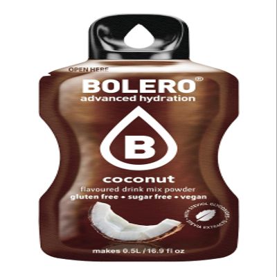 Bolero Drink Sticks White Grape, 12 Sticks to Mix with 500ml of Water (coconut, 3g)