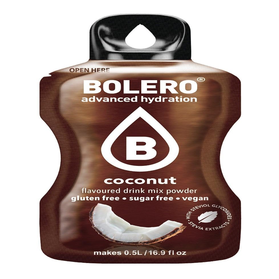 Bolero Drink Sticks White Grape, 12 Sticks to Mix with 500ml of Water (coconut, 3g)