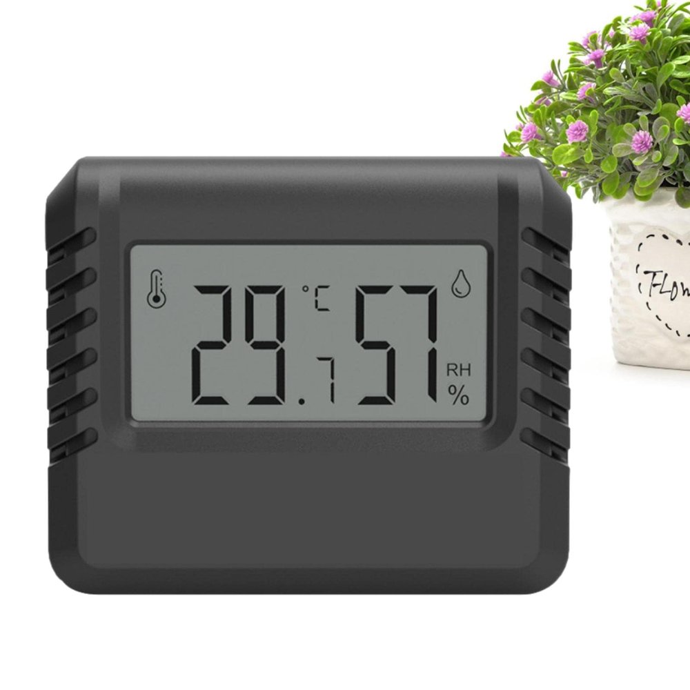 FLAVAS Indoor Digital Thermometers | 2 In 1 Hygrometer Indoor Humidity Thermometer For Room Temperature - Large Display Screen, Indoor Thermometers For Terrarium, Incubator, Greenhouse, Cellar