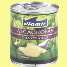 Diamir Quarteada Artichoke 390 g - Pack of 6