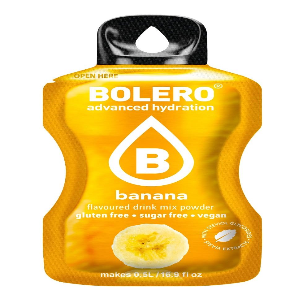 Bolero Drink Sticks White Grape, 12 Sticks to Mix with 500ml of Water (banana, 3g)