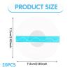AWAVM 20PCS Sensor Covers, Waterproof Adaptive Patches, Transparent Libre Sensor Patches, Swiming, Showing, Exercising view 2