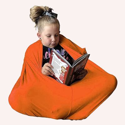 MIOTEQ Sensory Body Sock Stretchy Sox For 3-18 Years Old Kids With SPD, Autism, ADHD Deep Pressure Sensory Sack For Self-Calming And Relaxing (Color : Orange, Size : L/Large-71 * 142cm)