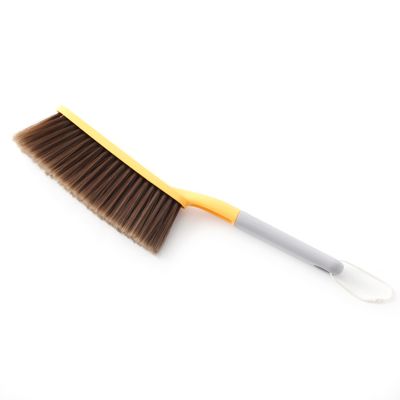 1 Pack 15" Hand Broom Brush,Soft Bristle Cleaning Brush,Counter Brush, Crumb Debris Sweeping Brush,Dusting Brush,Comfort for Car Bed Couch Desk Sofa Furniture Clothes,Small Particles Hair Remover