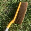 1 Pack 15" Hand Broom Brush,Soft Bristle Cleaning Brush,Counter Brush, Crumb Debris Sweeping Brush,Dusting Brush,Comfort for Car Bed Couch Desk Sofa Furniture Clothes,Small Particles Hair Remover view 2