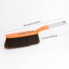 1 Pack 15" Hand Broom Brush,Soft Bristle Cleaning Brush,Counter Brush, Crumb Debris Sweeping Brush,Dusting Brush,Comfort for Car Bed Couch Desk Sofa Furniture Clothes,Small Particles Hair Remover view 4