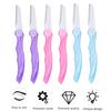 6 Pcs Eyebrow Shaper for Women Foldable Facial Hair Remover and Trimmer Exfoliating Dermaplaning Tool Razors for Women and Men view 4