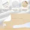 2 Pcs Castor Oil Pack Wrap Kit, Reusable Castor Oil Pack Wrap Kit, Adjustable Anti-Leakage Castor Oil Pack, for Liver Detoxification, Aid Sleep Sleep and Digestion, relieves Constipation (Khaki) view 2