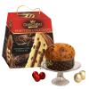 Italian Panettone | Panettone With Double Delight Chocolate With Chocolate Cream & Chip Pieces | Made With Butter | Traditional Recipe Chocolate Christmas Cake | Suitable For Vegetarians | 750 g view 1