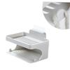 2 Pcs Soap Case Backpack Insert Soap Storage Case Detachable Pan Handle Soap Rack Small Trifle Dish Glass Silver Pacifier Clips Soap Holder Soap Container Storage Box No Trace view 3