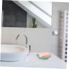 6 Pcs Soap Box Soap Drying Holder Dish with Drain Dish Self Holder Black Serving Tray Case Travel Silica Gel Storage Rack Handmade view 2