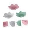 6 Pcs Soap Box Soap Drying Holder Dish with Drain Dish Self Holder Black Serving Tray Case Travel Silica Gel Storage Rack Handmade view 4