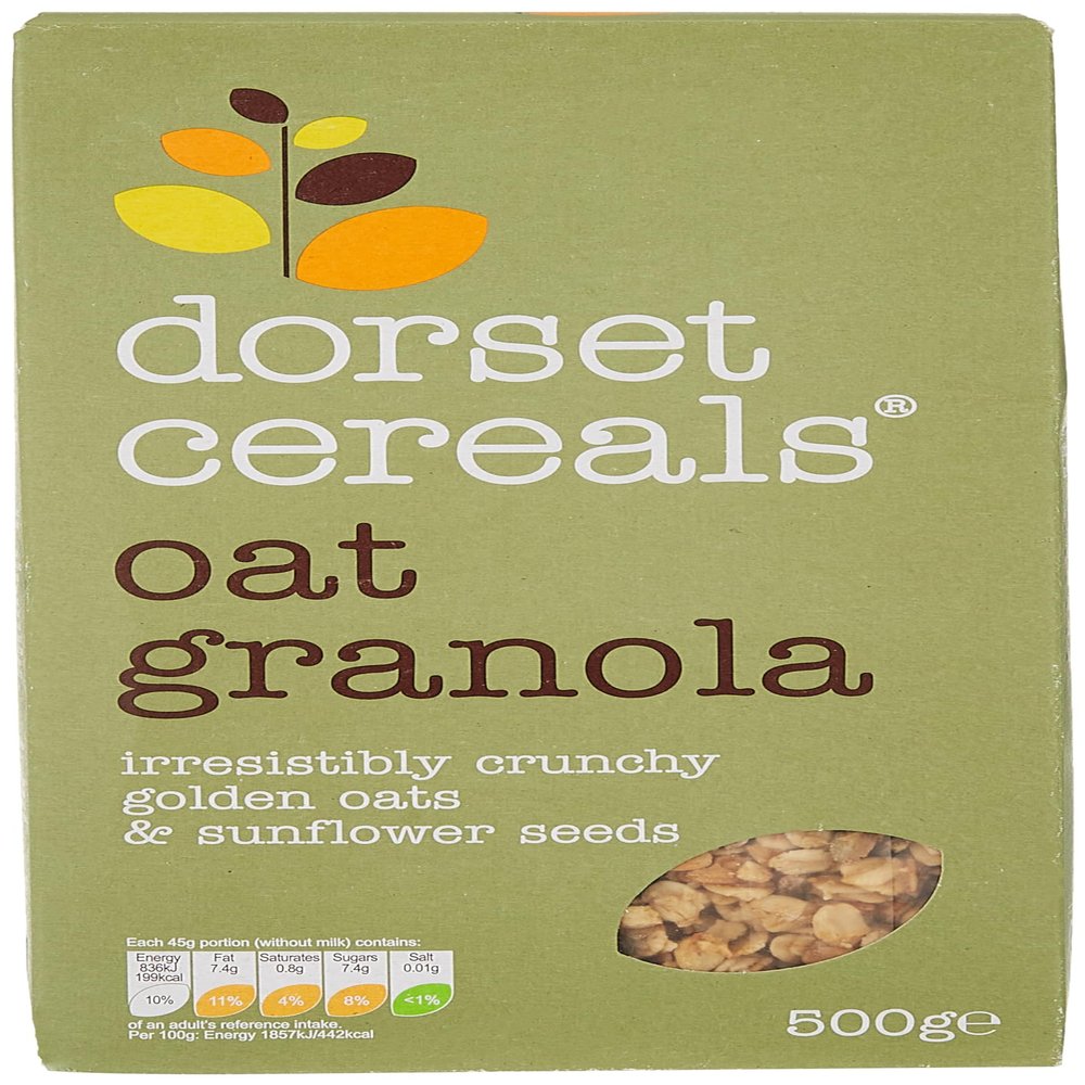 Dorset Cereals Simply Oat Granola, Breakfast, Vegetarian, 500 g