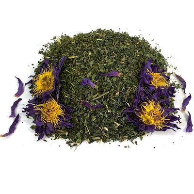 MQH Wholefoods Lotus Flowers Tea Herbal Pre Mix Mixed Blends Premium Quality! AVAILABLE IN 15+ BLENDS (Nettle & Lotus Tea Mix, 50g)