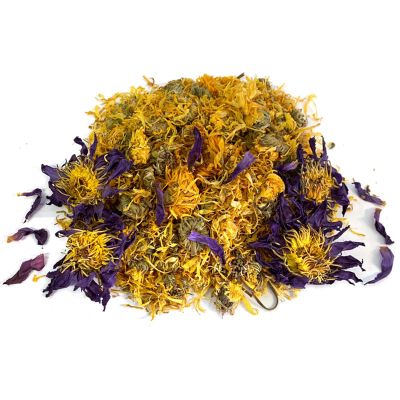 MQH Wholefoods Lotus Tea Herbal Pre Mix Marigold & Lotus Tea Mix 50g