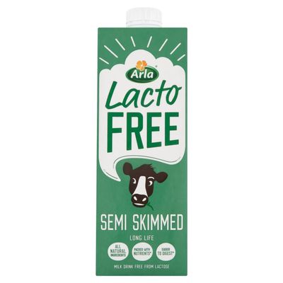 Arla Lactofree Long Life Semi Skimmed Milk 1L x2