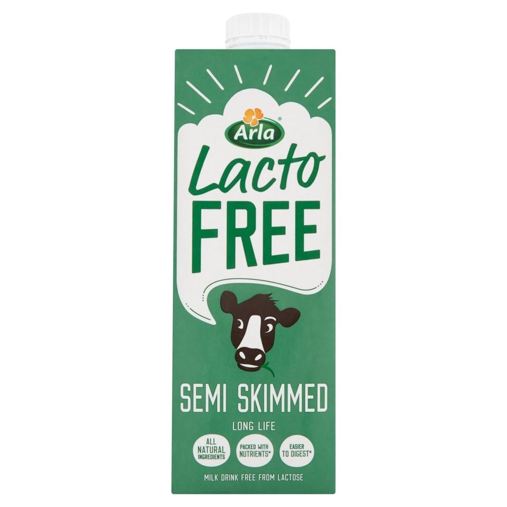Arla Lactofree Long Life Semi Skimmed Milk 1L x2