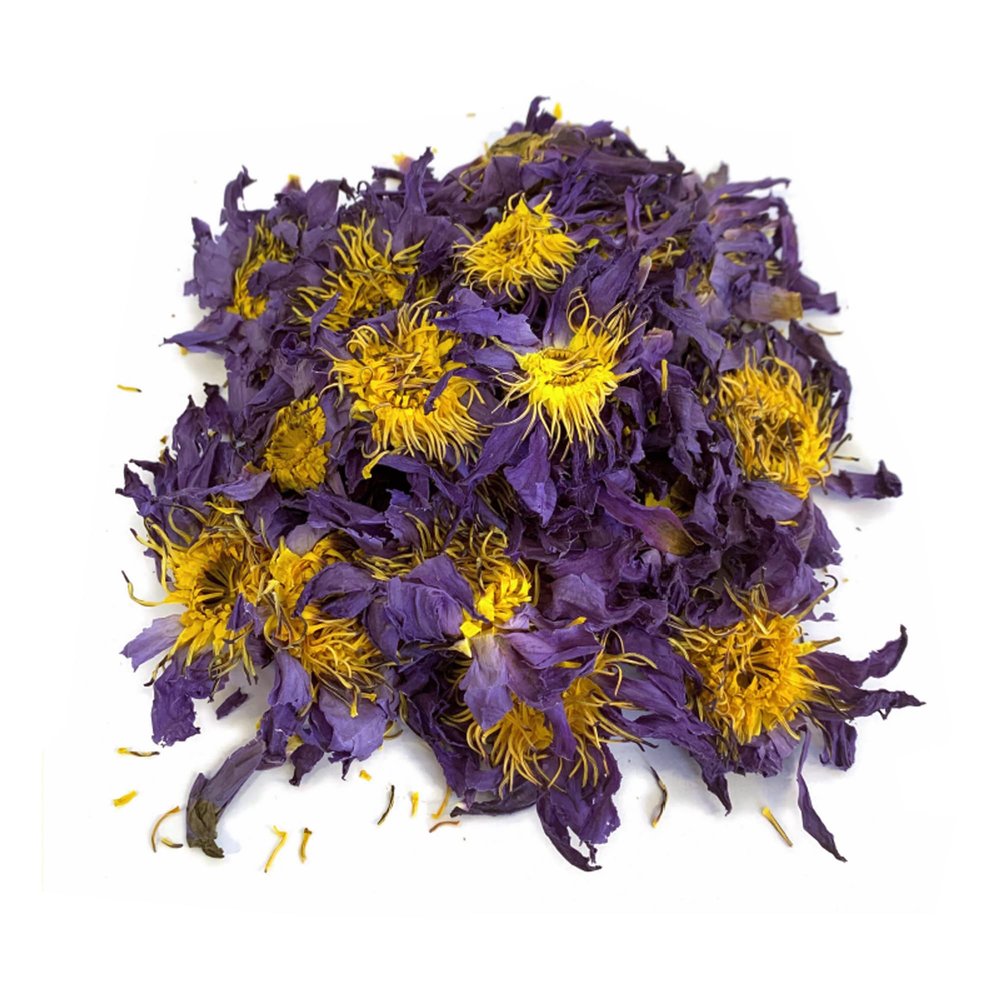 MQH Wholefoods Lotus Flowers Tea Herbal Pre Mix Mixed Blends Premium Quality! AVAILABLE IN 15+ BLENDS (Lotus Tea, 50g)