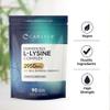 L-Lysine 2950mg | 90 Tablets | Essential Amino Acid | High Strength Vegan Supplement | by Carlyle view 4