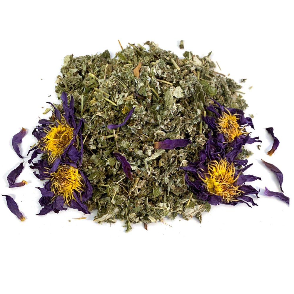 MQH Wholefoods Lotus Flowers Tea Herbal Pre Mix Mixed Blends Premium Quality! AVAILABLE IN 15+ BLENDS (Raspberry Leaf & Lotus Tea Mix, 25g)