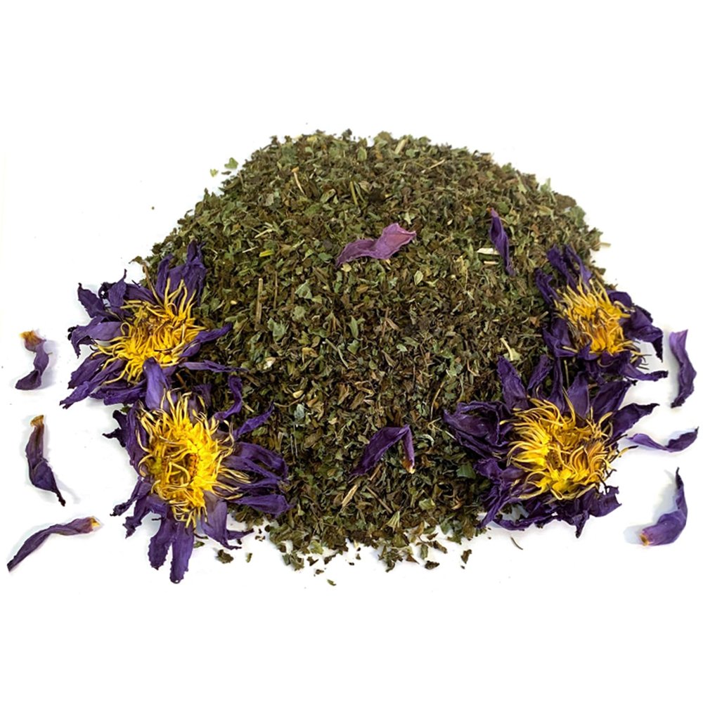 MQH Wholefoods Lotus Flowers Tea Herbal Pre Mix Mixed Blends Premium Quality! AVAILABLE IN 15+ BLENDS (Lemon Balm & Lotus Tea Mix, 25g)
