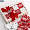 Italian Options Snowflake Merry Christmas Chocolate Neapolitans Red and Silver (75 Chocolates) view 3
