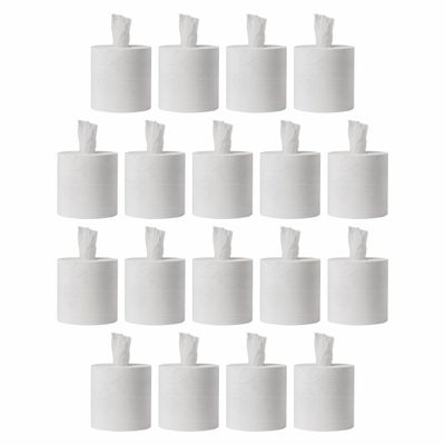 36 Rolls - Jumbo Kitchen Rolls, 2 PLY Centrefeed Kitchen Towels, Embossed White Hand Napkins, 34GSM Kitchen Towel, Wiping Napkin Roll, Tissue Paper Kitchen Roll Bulk Buy (525 Sheets/Pulls Each)