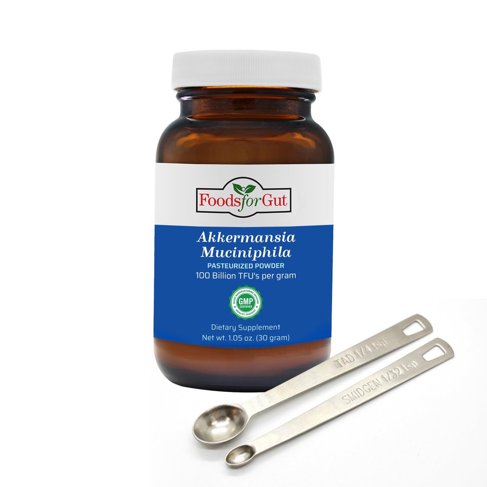 Foods For Gut Akkermansia Muciniphila Pasteurized Powder 100 Billion TFU/g | Digestive & Immune Support | High Potency | 30 Grams (1.05 Oz)