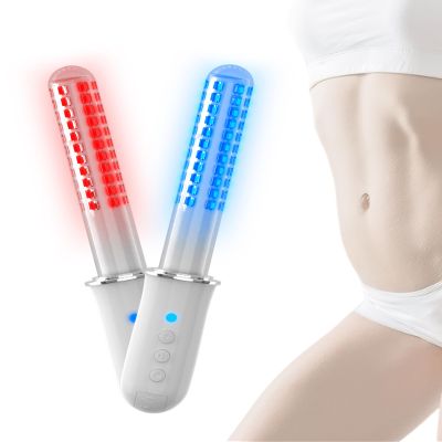 Gynecological Vaginitis Therapy,FDA Cleraed Vaginal Rejuvenation, Red & Blue Led Light Therapy Device,for Female Gynecological Care for Diminish Inflammation and Vaginal Care Massage