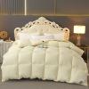 lsxlkha All Season Down Alternative Quilted Comforter, Duvet Filling and Cotton Shell, All-Season Duvet Moisture-Wicking and Thermoregulating, Silky Soft and Comfortable 150x200cm 2kg view 1