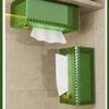 Durratou 3Pcs Convenient Bathroom Decor Adhesive Paper Towel Tissue Box Wall Mounted Tissue Box view 2
