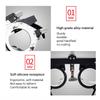 BDJSN Alloy Optometry Frame, Adjustable Trial Frame Optical Trial Lens Frame, PD 48-80mm 360 Rotation Titanium Optic Trial Eye Optometry Lens Frame, for Optician and Optical Shop view 2
