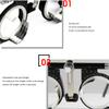 BDJSN Optometry Trial Frame, Optical Trial Lens Frame Eye Test, Interpupillary Specification: PD50-80mm, Adjustable Temple Length and Nose Pad Height for Eyesight Examination view 2