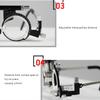 BDJSN Optometry Trial Frame, Optical Trial Lens Frame Eye Test, Interpupillary Specification: PD50-80mm, Adjustable Temple Length and Nose Pad Height for Eyesight Examination view 3