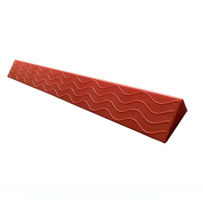 1-7.5cm High Threshold Ramps Portable Free Cutting Wheelchair Ramp Step Mats Entrance Kerb Ramps Non-Slip Solid Plastic for Bike Scooter Luggage Red,7.5CM
