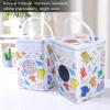 Laundry Powder Bin Iron Laundry Detergent Tin Laundry Pods Storage Container Washing Powder Storage Box for Home view 2