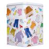 Laundry Powder Bin Iron Laundry Detergent Tin Laundry Pods Storage Container Washing Powder Storage Box for Home view 4