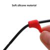 Ailan 12pcs Antislip Ear Hook Grip Anti-Dropping Ears Hooks Eyeglass Temple Tip Stoppers Eyewear Leg Cover Spectacle Holder Sunglasses, Yellow view 4