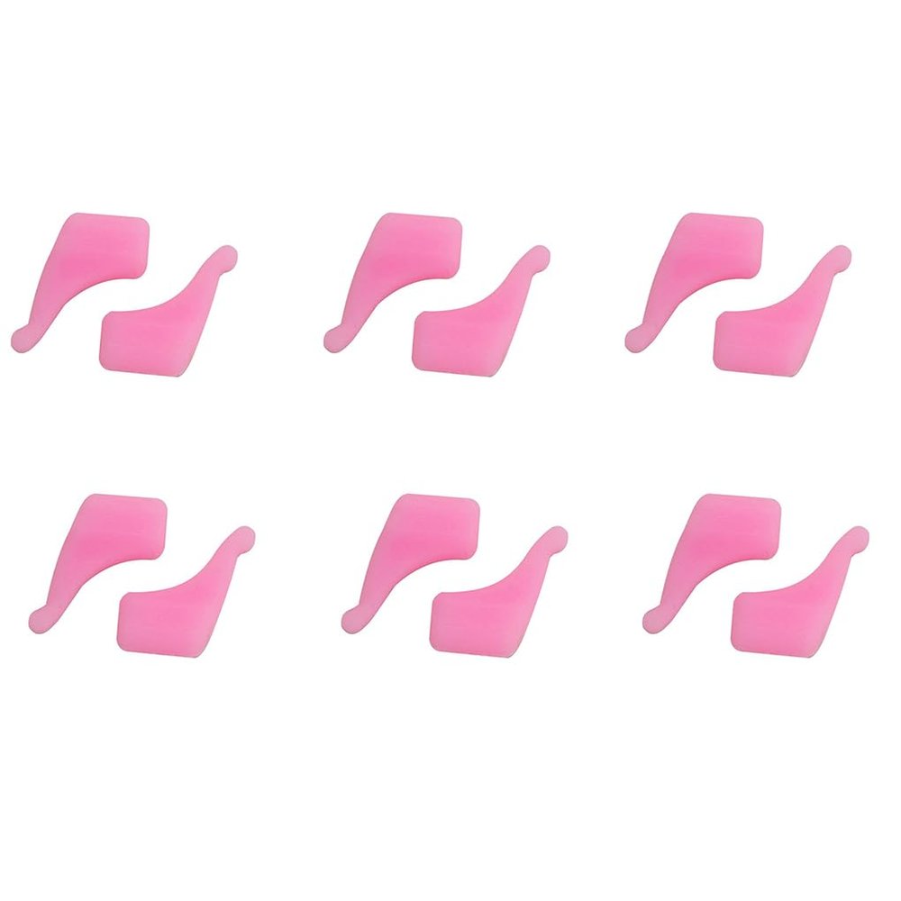 Ailan 12pcs Antislip Ear Hook Grip Anti-Dropping Ears Hooks Eyeglass Temple Tip Stoppers Eyewear Leg Cover Spectacle Holder Sunglasses, Pink